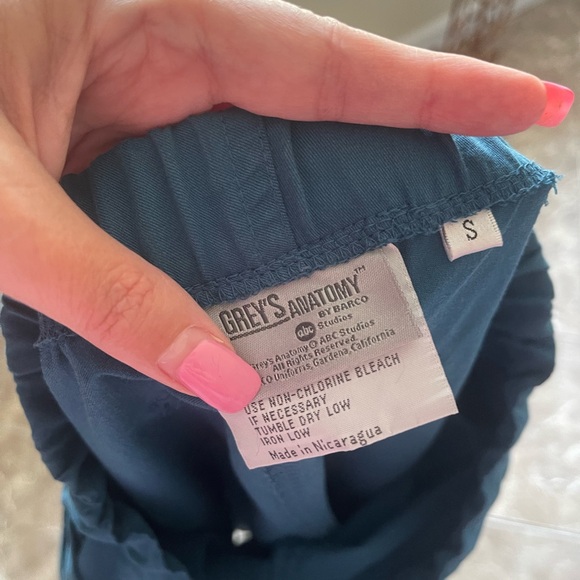 Grey’s Anatomy Turquoise Scrub Pants Size Small - Picture 6 of 6